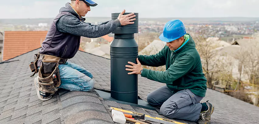 Chimney Flashing Replacement for Storm Damage in Homer Glen