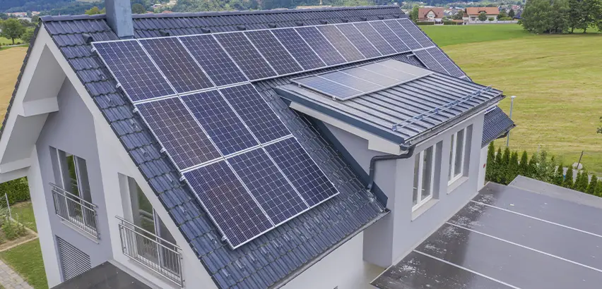 Residential Solar Roof Installation in Homer Glen