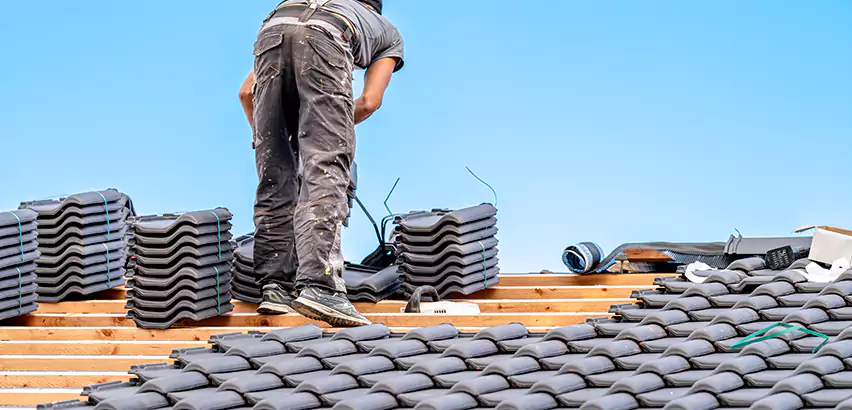 Replacing Tile Roof Underlayment in Homer Glen