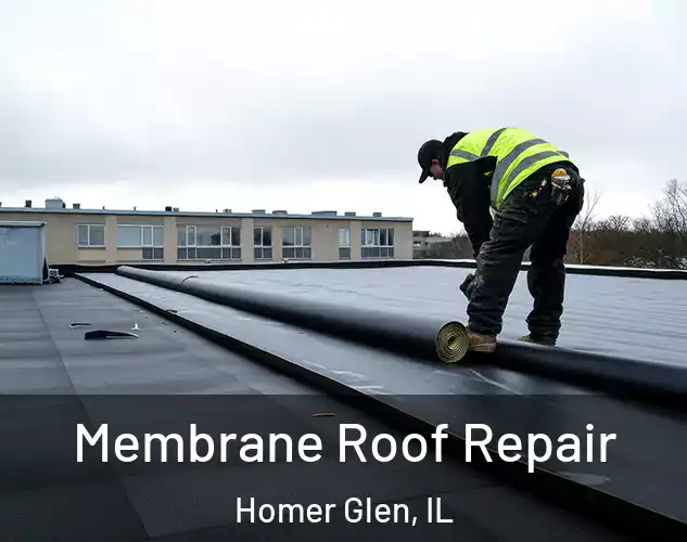  Membrane Roof Repair Homer Glen, IL