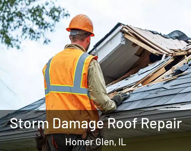  Storm Damage Roof Repair Homer Glen, IL